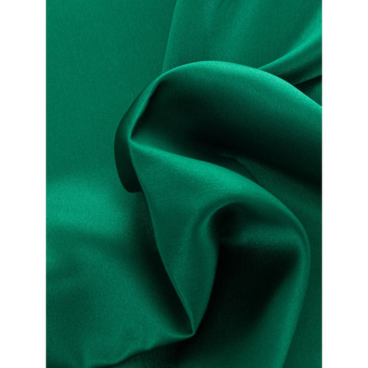 Dolce & Gabbana Green Silk Pocket Square fabric detail