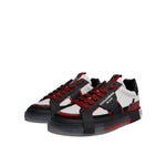 Dolce & Gabbana Multicolor Custom 2.Zero Sneakers Shoes in premium calf leather with rubber sole and modern silhouette design.