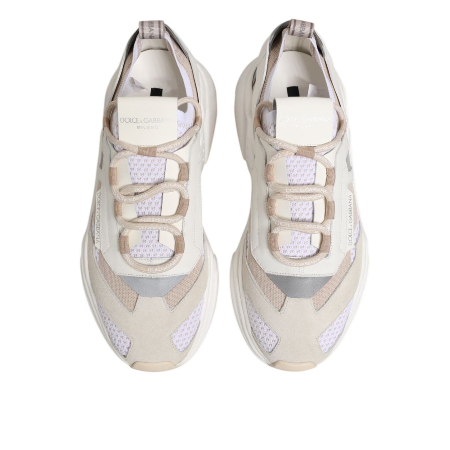 Dolce & Gabbana Multicolor Daymaster Low Top Sneakers Shoes with chunky silhouette and lace-up closure