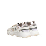 Dolce & Gabbana Multicolor Daymaster Low Top Sneakers Shoes with chunky silhouette and logo details, rear view.