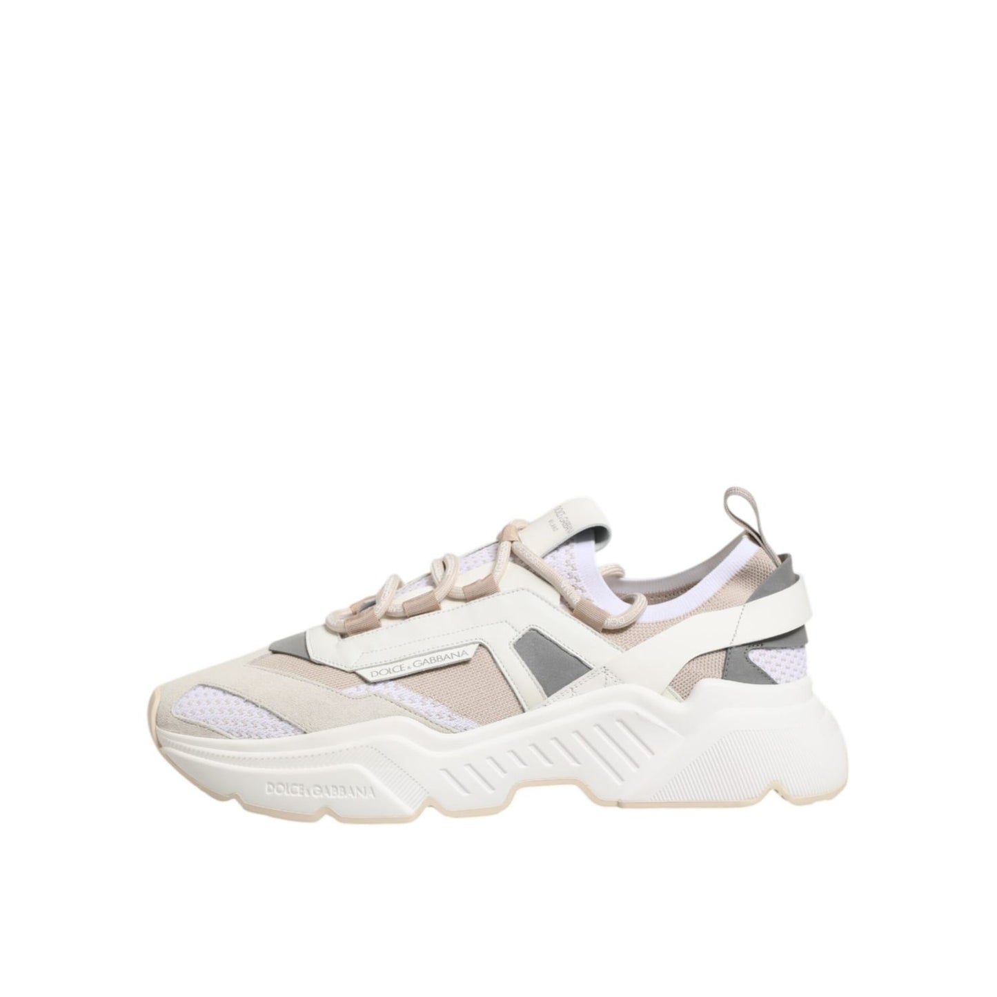 Dolce & Gabbana Multicolor Daymaster Low Top Sneakers Shoes with chunky design and rubber sole.