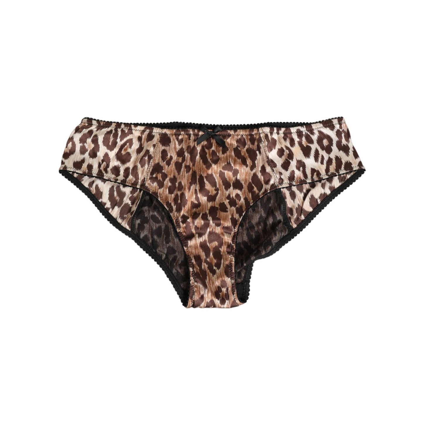 Dolce & Gabbana Multicolor Leopard Print Girdle Panty Underwear, vibrant design with soft elastic trim for comfort, made in Italy.