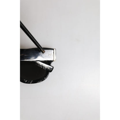 Dolce & Gabbana Pearl White Acetate Frame Domenico Shade Sunglasses