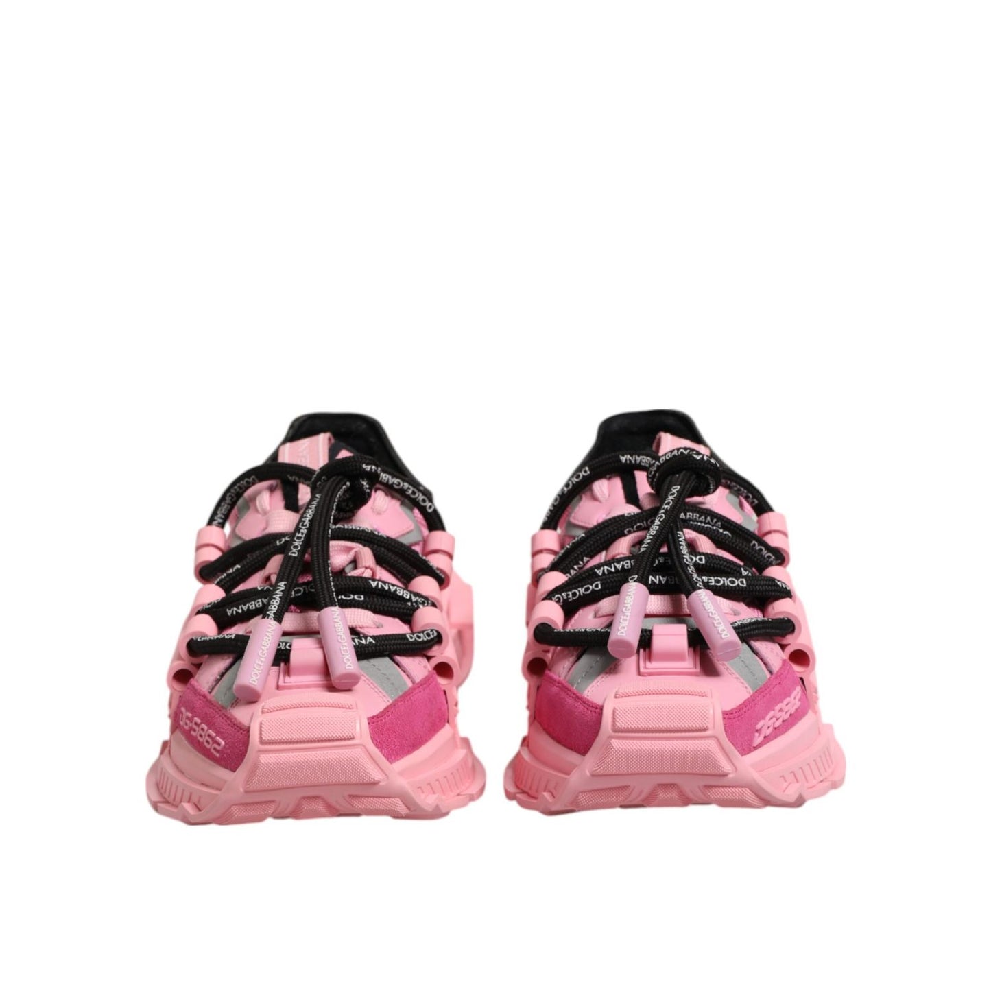 Dolce & Gabbana Pink Low Top Space Women Sneakers Shoes