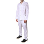Dolce & Gabbana White Cotton Shirt Pants Pajama Set Sleepwear