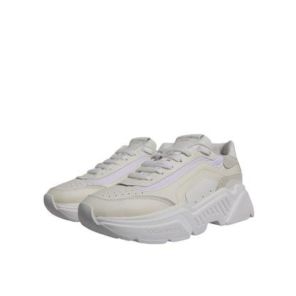 Dolce & Gabbana White Daymaster Low Top Sneakers Shoes