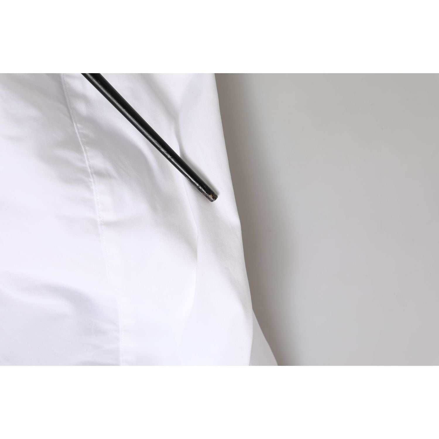 Dolce & Gabbana White GOLD Long Sleeve Dress Formal Shirt