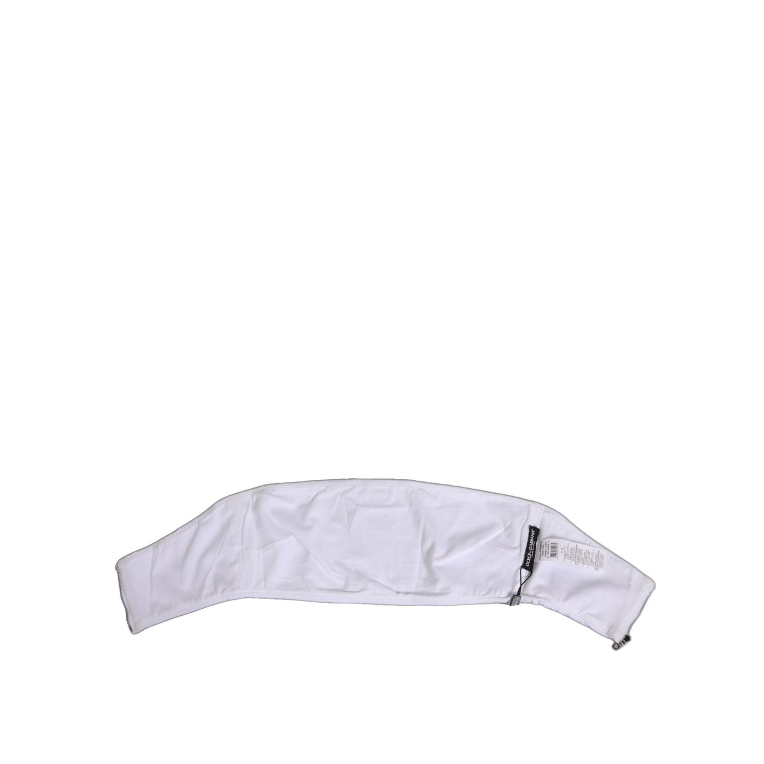 Dolce & Gabbana White Nylon Strapless Corset Top Underwear