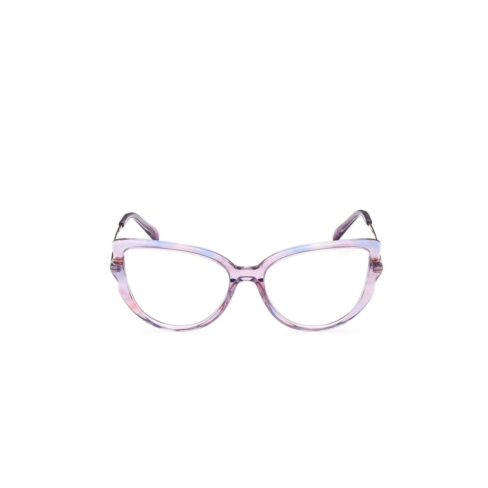 Stylish Emilio Pucci Purple Acetate Frames for women in 54/16/140 mm size made from acetate material featuring elegant design.