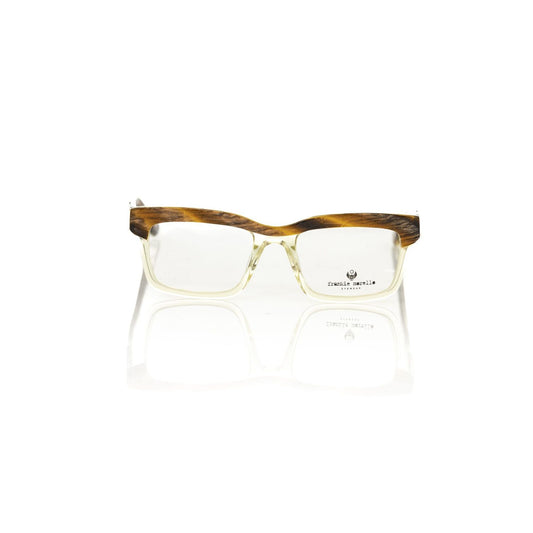 Frankie Morello Brown Acetate Unisex Frame