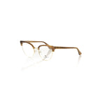 Frankie Morello Brown Metallic Fibre Women Frame
