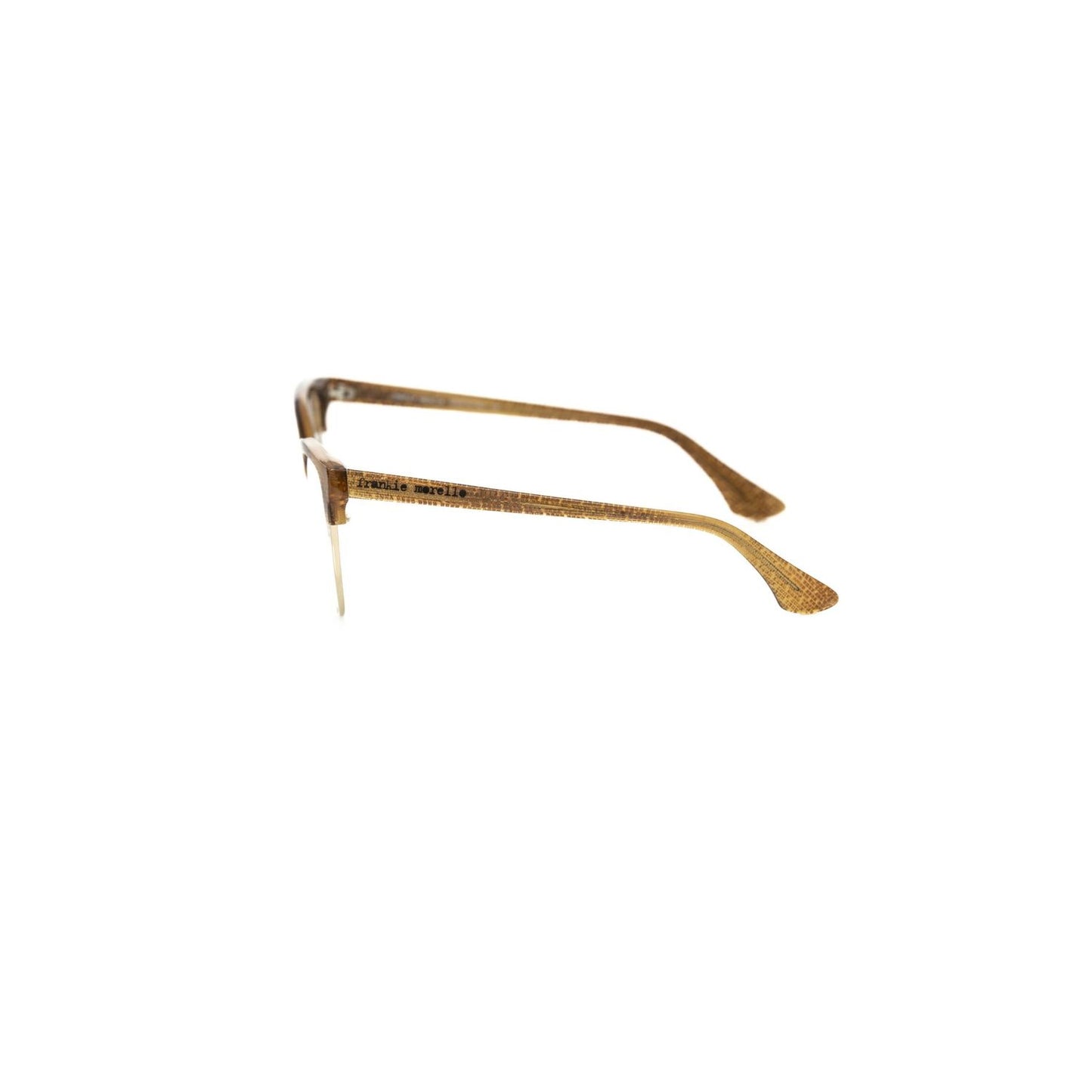 Frankie Morello Brown Metallic Fibre Women Frame