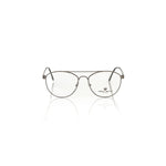 Frankie Morello Gray Metallic Unisex Frame eyeglasses with sleek metal design and bold gray hue, crafted in Italy.