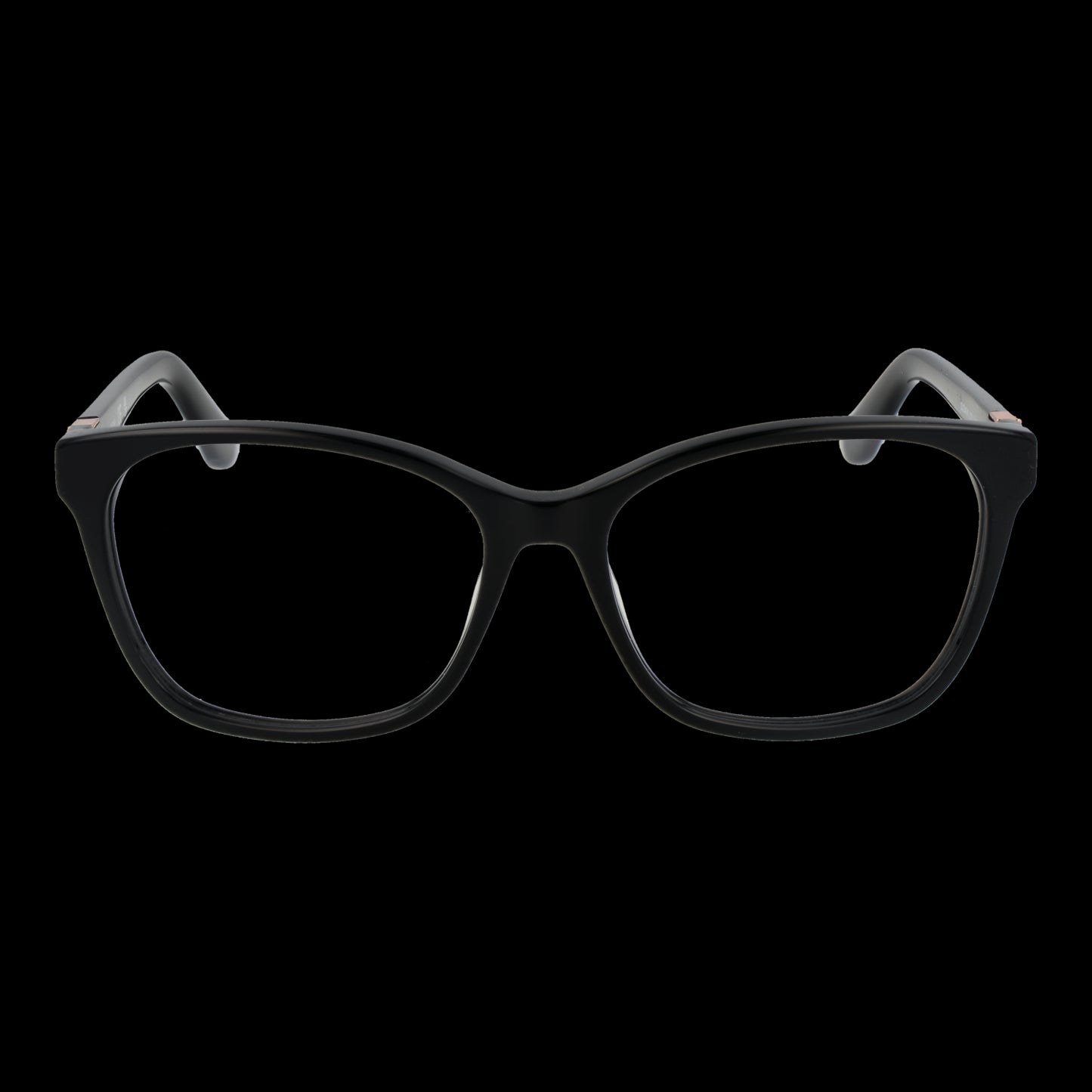 GUESS MOD. GU2949-N 53001 eyewear for lady, front view of black frame glasses.