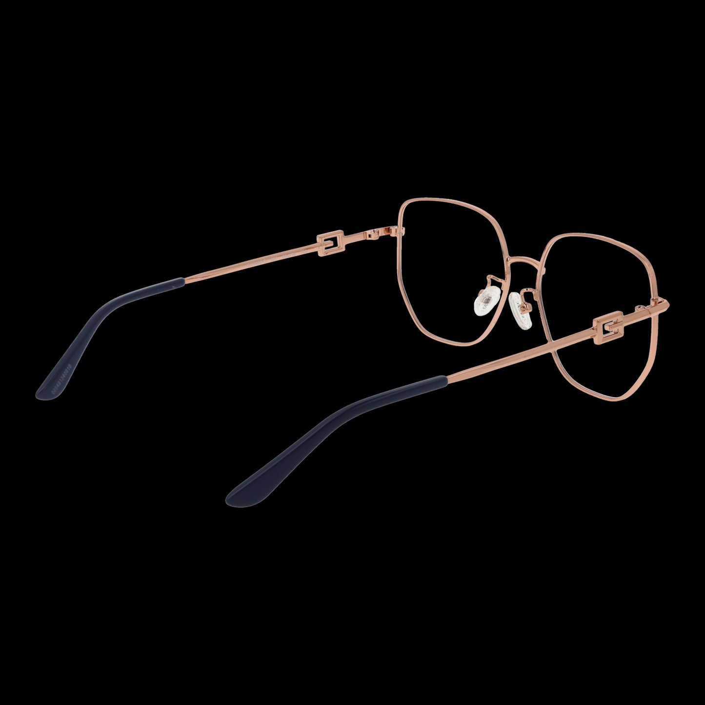 GUESS MOD. GU2989-D 55020 lady's eyeglasses with gold frame, sleek design