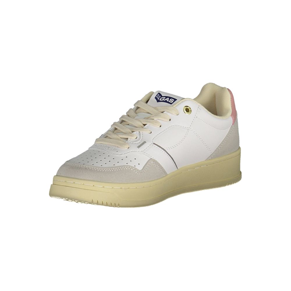 Gas White Polyurethane Women Sneaker