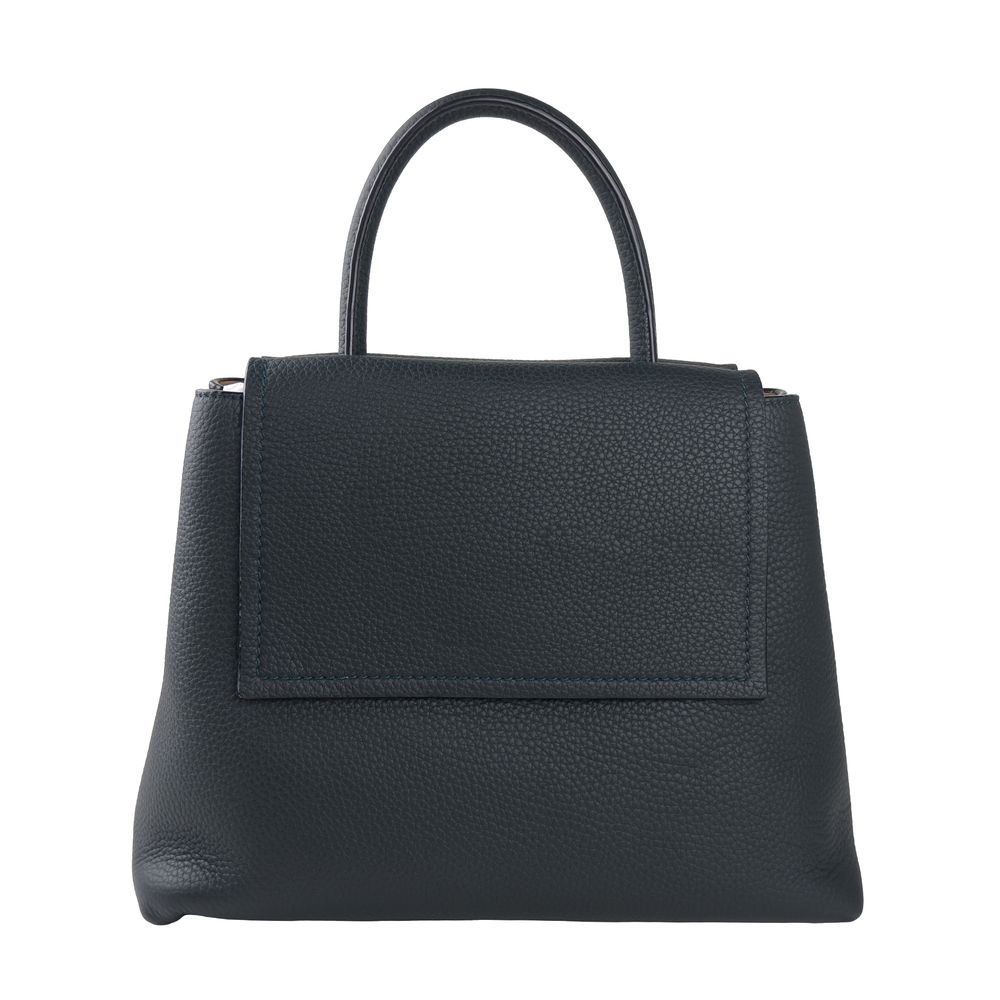 Front view with bag zipped and handles upright.
