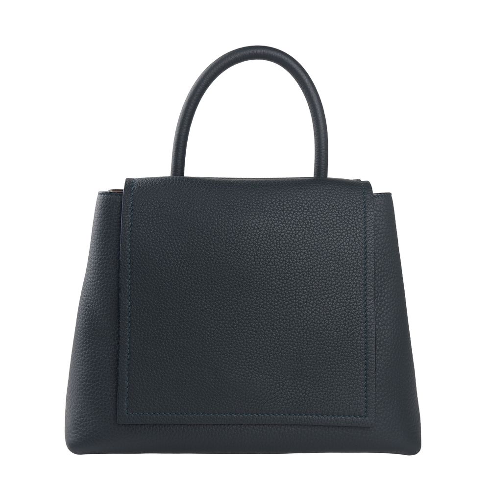 Front view with bag zipped and handles upright.