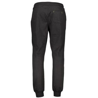 Gianmarco Venturi Nero Cotton Men's Trackpant