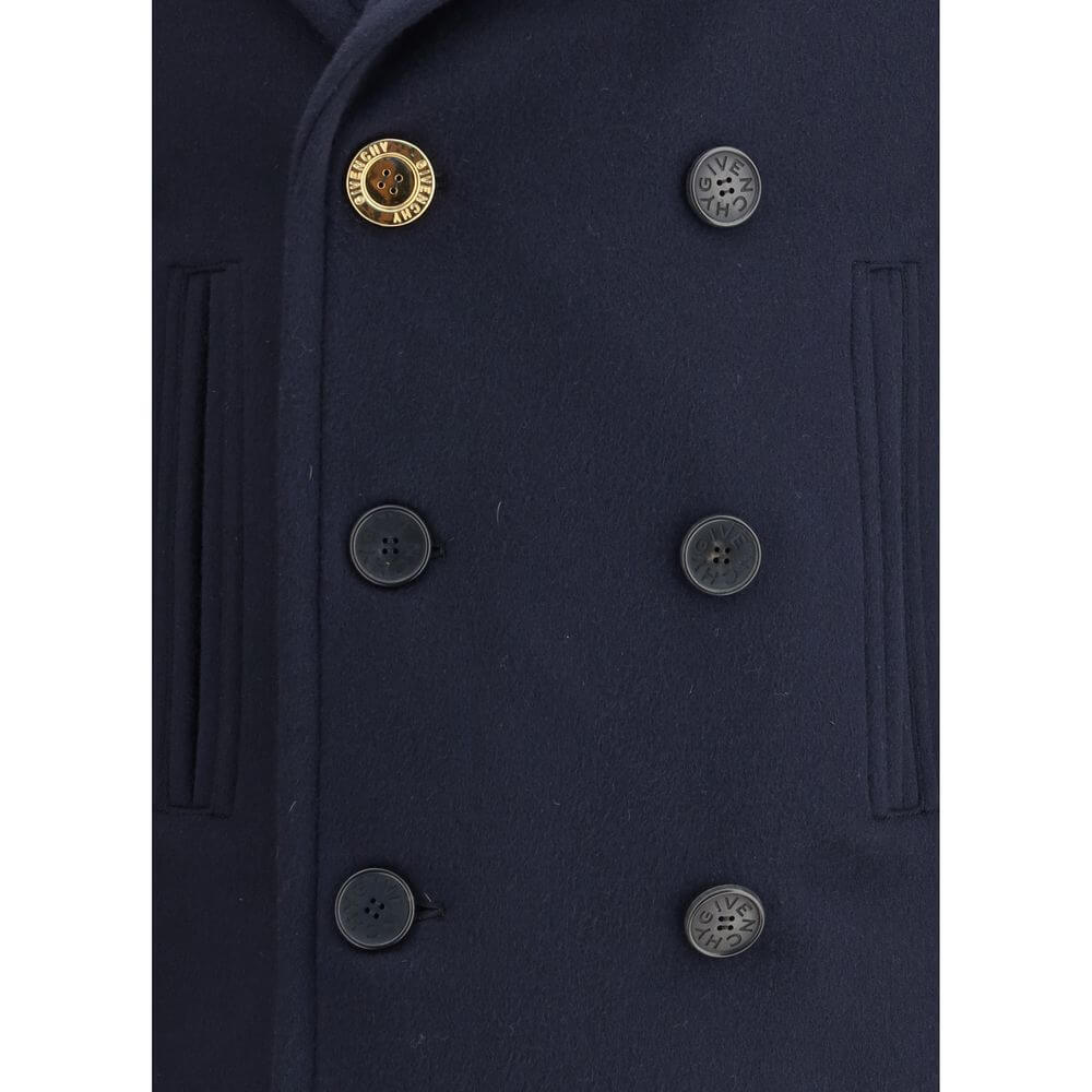 Givenchy Blue Wool Coat