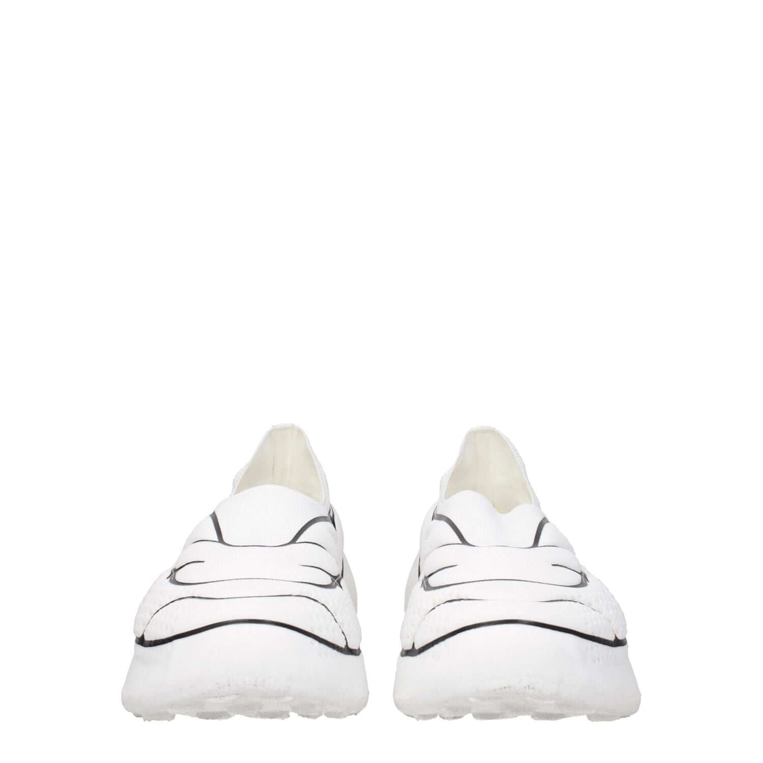 Givenchy White Fabric Low Top Sneakers