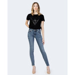 Guess Blue Cotton Skinny Jean