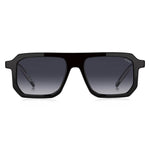 HUGO MOD. HG 1312_S gent sunglasses, black frame with gradient lenses, front view.