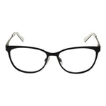Hugo Boss Black Women Glasses Frame, round stainless steel full-rim with demo lenses, includes branded case.