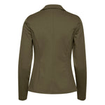 ICHI Green Polyester Blazer
