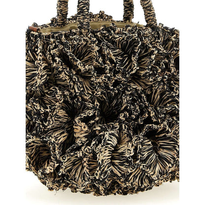 Ibeliv Bicolor Raffia Handbag