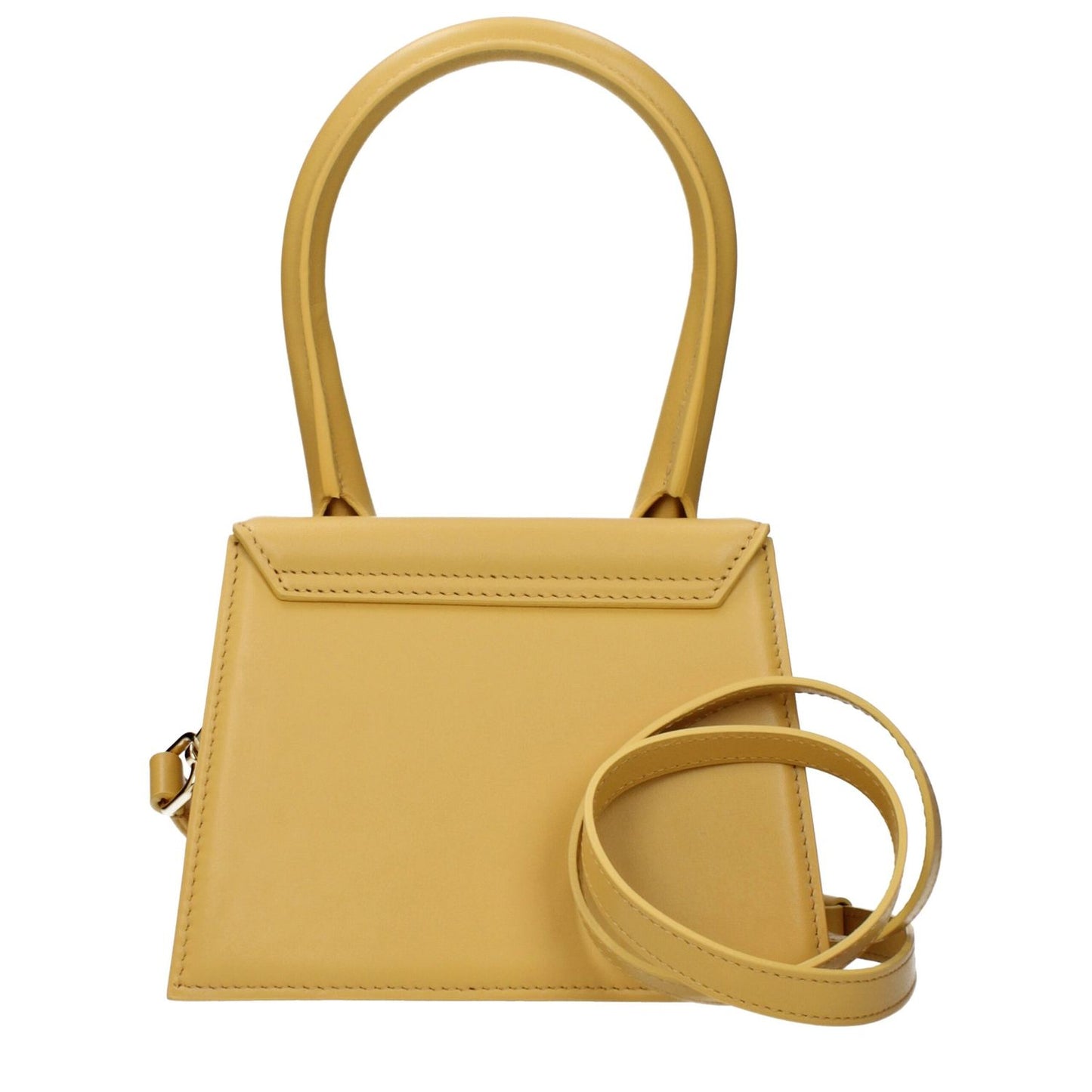 Jacquemus Yellow Leather Handbag