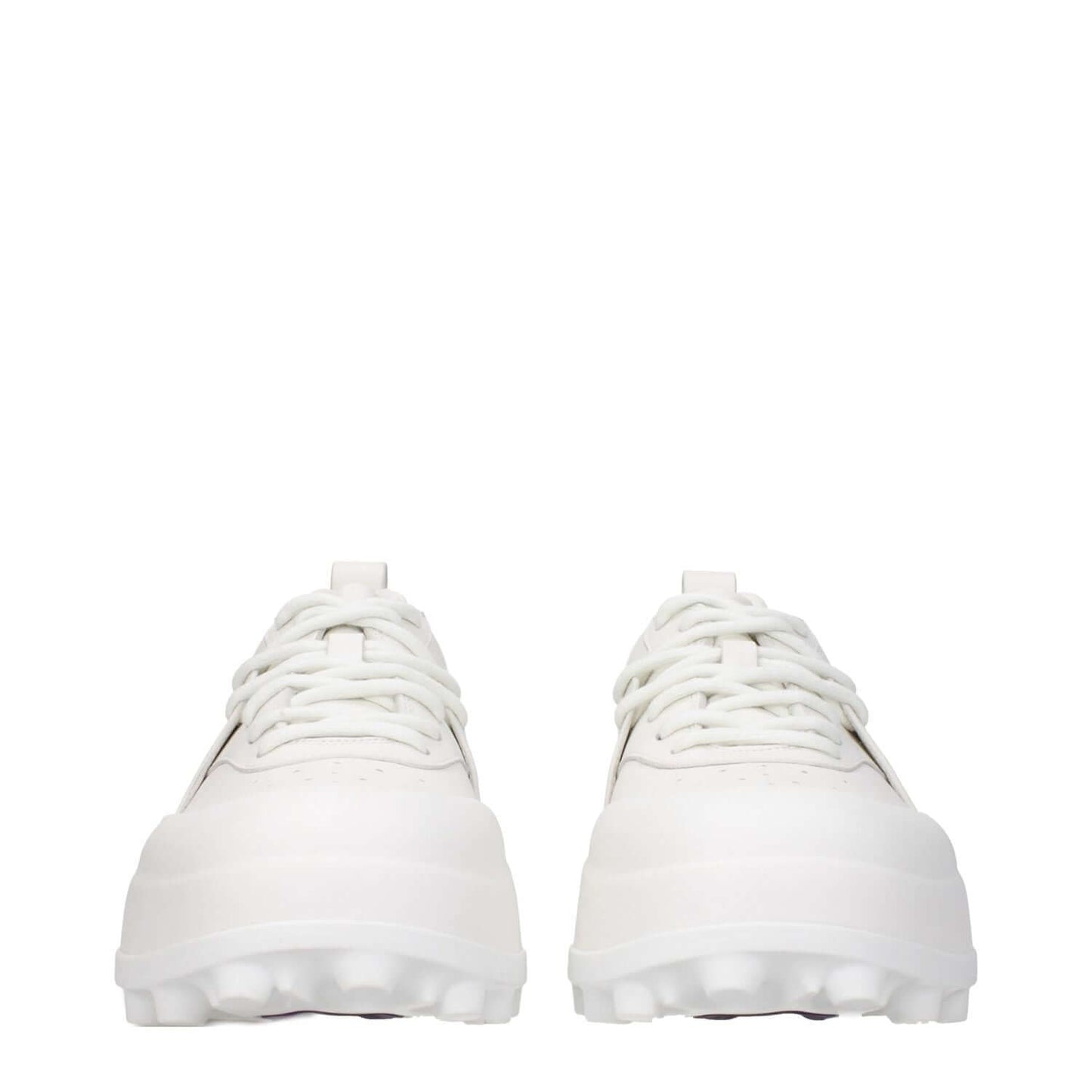 Jil Sander White Leather Sneakers