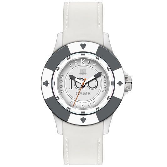 LIGHT TIME Mod. POKER - White / Grey