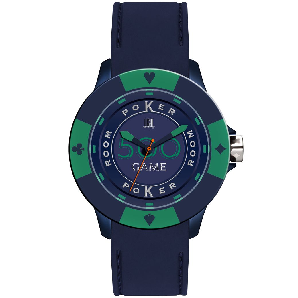 LIGHT TIME Mod. POKER - Blue / Green