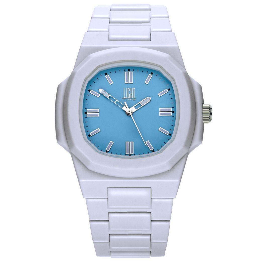 LIGHT TIME Mod. VELVET NAUTILUS - Light Blue