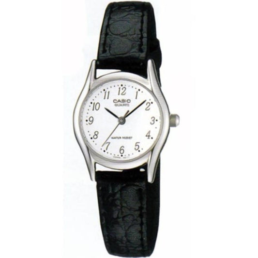 CASIO COLLECTION Mod. ONLY TIME. LEATHER - WHITE-0
