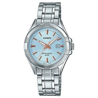 CASIO COLLECTION Mod. LADY DATE - LIGHT BLUE-0