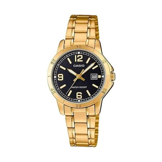 CASIO COLLECTION Mod. LADY DATE. GOLD - BLACK-0