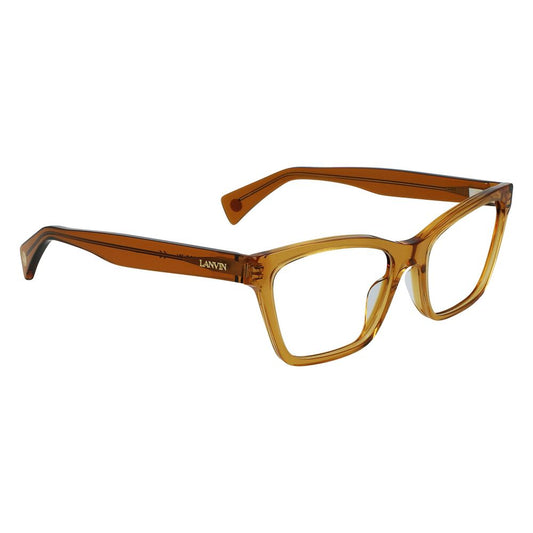 Lanvin Brown Acetate Frames with classic design, model LNV2615-208, featuring measurements 53/17/145 mm, ideal for stylish eyewear.