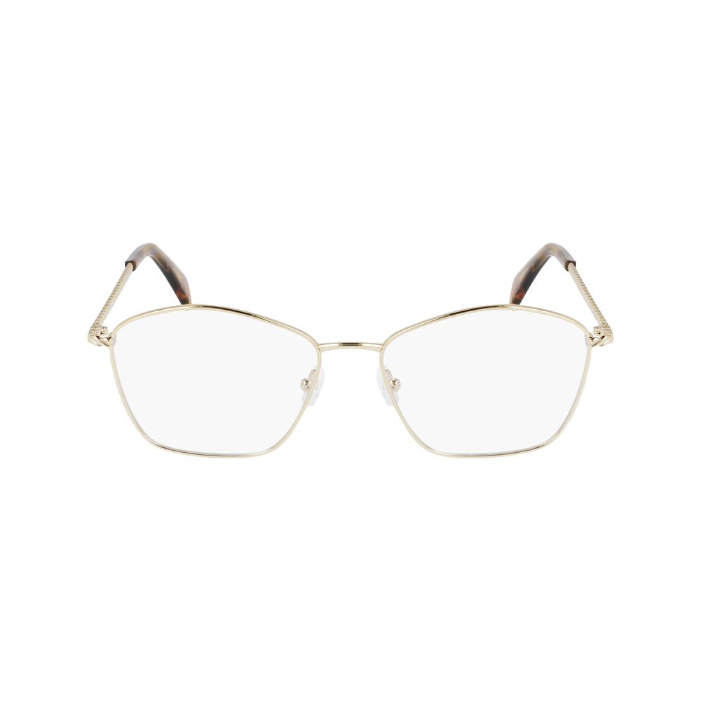Lanvin Yellow Metal Frames, women's glasses LNV2103-703, size 54/16/140 mm, stylish yellow metal design.