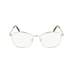 Lanvin Yellow Metal Frames, women's glasses LNV2103-703, size 54/16/140 mm, stylish yellow metal design.