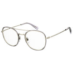 Levi's Purple Metal Frames in lilac color, unisex design, size 52/21/145 mm, stylish eyewear for a modern look.