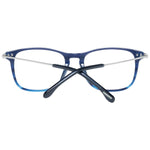 Lozza Blue Men Glasses Frame, blue full-rim square style with metal & plastic material, size 53-0-0, temples length 140, includes branded case.