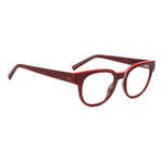M Missoni Red Resin Frames stylish resin glasses with 48/19/140mm dimensions, perfect for women seeking trendy red eyewear.