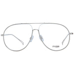 Maje Gold Women Optical Frames in full-rim aviator style with gold nickel silver alloy frame and demo plastic lenses, size 56-11-135.
