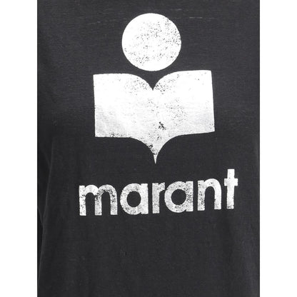 Marant Etoile Black Linen T-Shirt