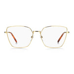 Marc Jacobs Gold Metal Frames with elegant design, 56/16/145mm, ideal for women, showcasing gold metal material and stylish temples.