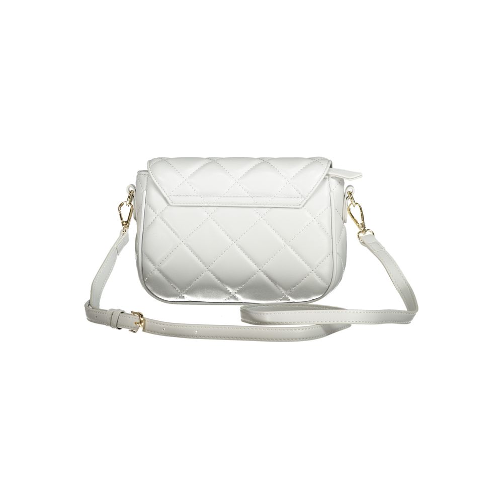 Front view with bag zipped and handles upright.
