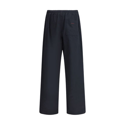 Marni Black Cotton Casual Pants