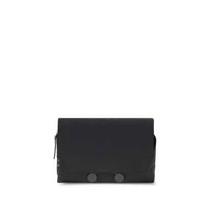Marni Black Polyamide Clutch Bag